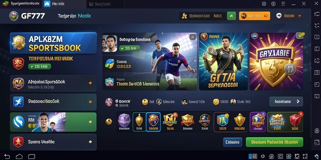 Tampilan gameplay menarik dan interaktif dari GF777.