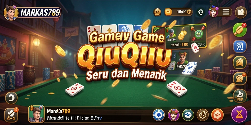 Tampilan gameplay QiuQiu yang mengasyikkan dan interaktif.
