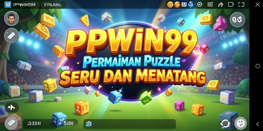 Tampilan gameplay seru dalam PPWIN99 menunjukkan tantangan Puzzle.