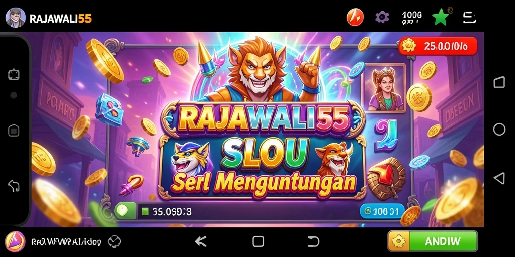 Screenshot gameplay RAJAWALI55 yang menunjukkan keseruan bermain Slot.