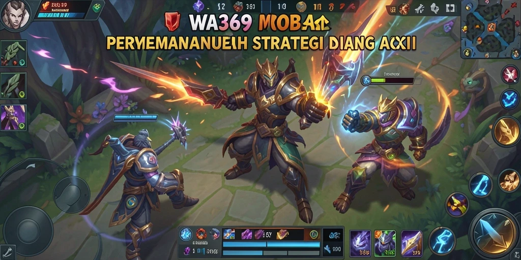Tampilan menakjubkan dalam gameplay MOBA WA369.